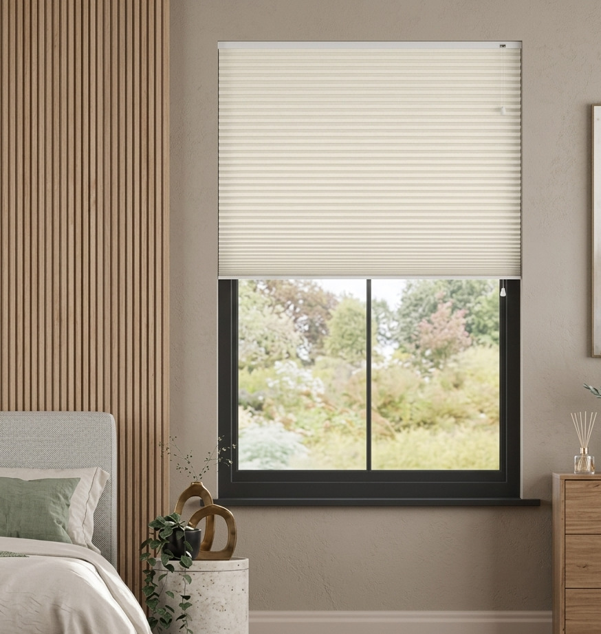 Cortina plisada a medida sin taladrar